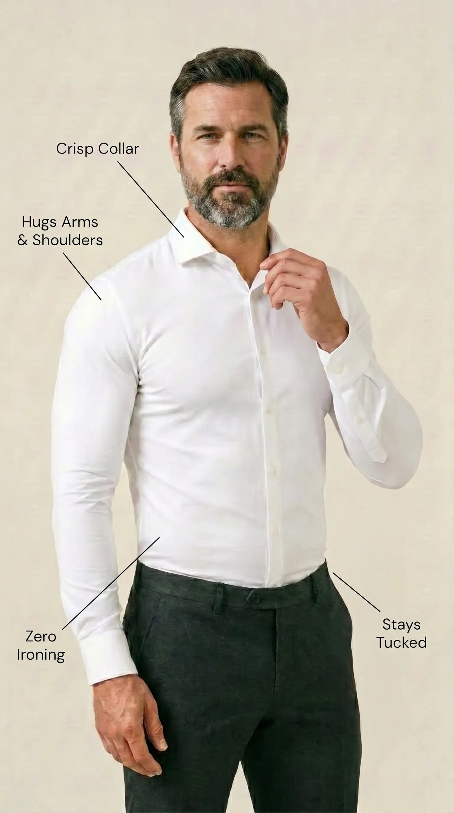 TRUESHARP NON-IRON SHIRT